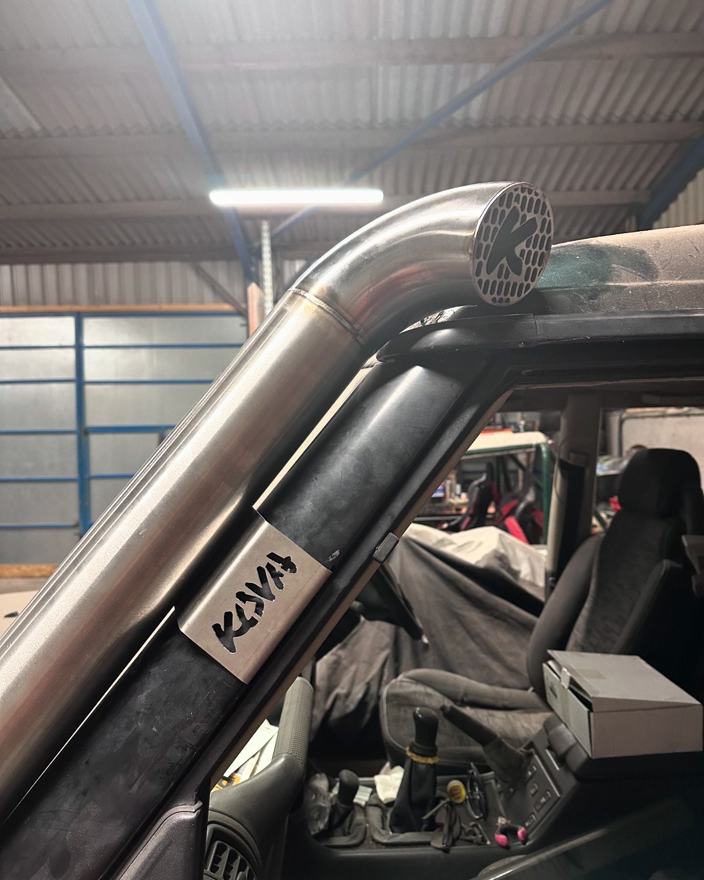 3.5" Discovery 2 snorkel pipe only