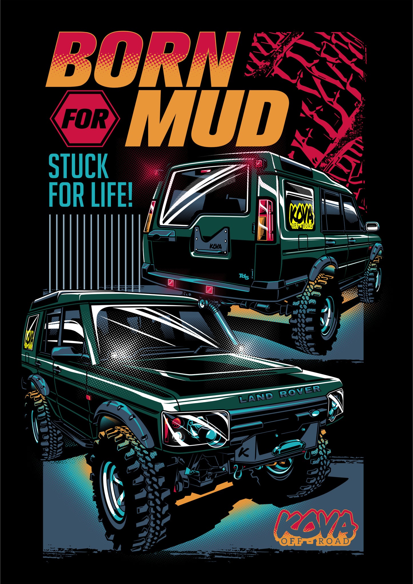 KOVA Born For Mud Hoody