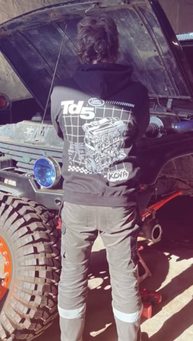 KOVA TD5 Engine hoody