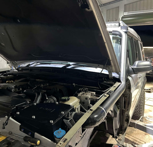 3" Discovery 2 Stainless snorkel pipe only