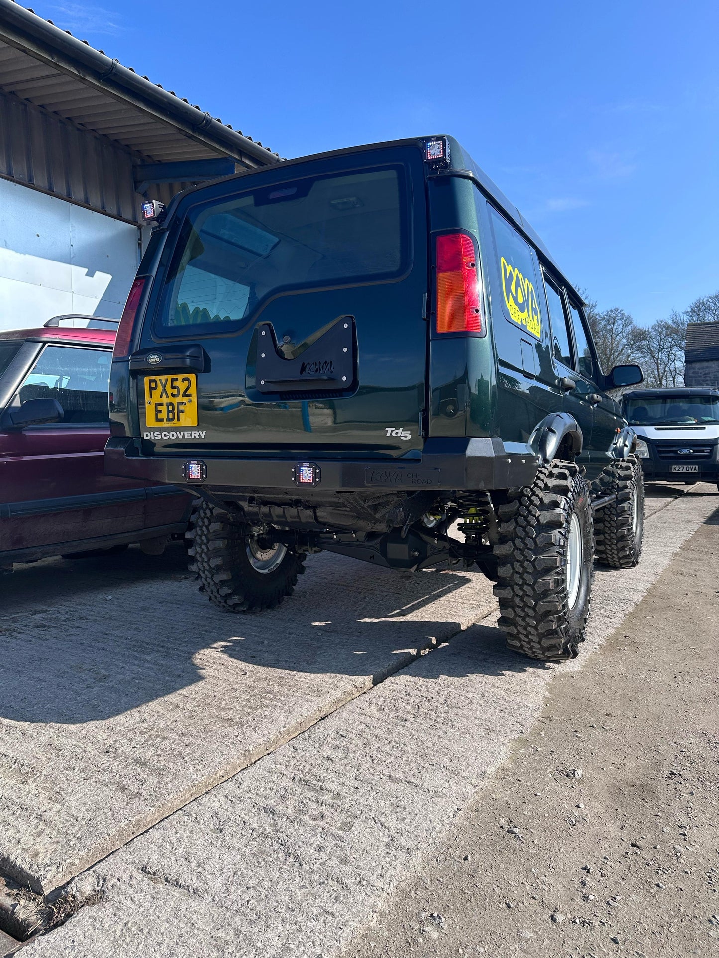 Discovery 2 spare wheel delete
