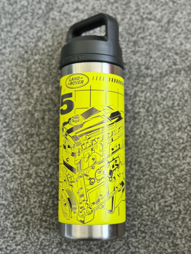 KOVA TD5 YETI BOTTLE - 18oz Chug Cap (Firefly Yellow / Black)