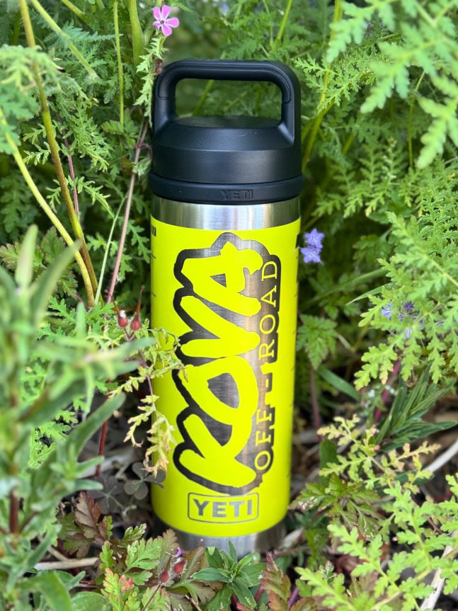 KOVA TD5 YETI BOTTLE - 18oz Chug Cap (Firefly Yellow / Black)