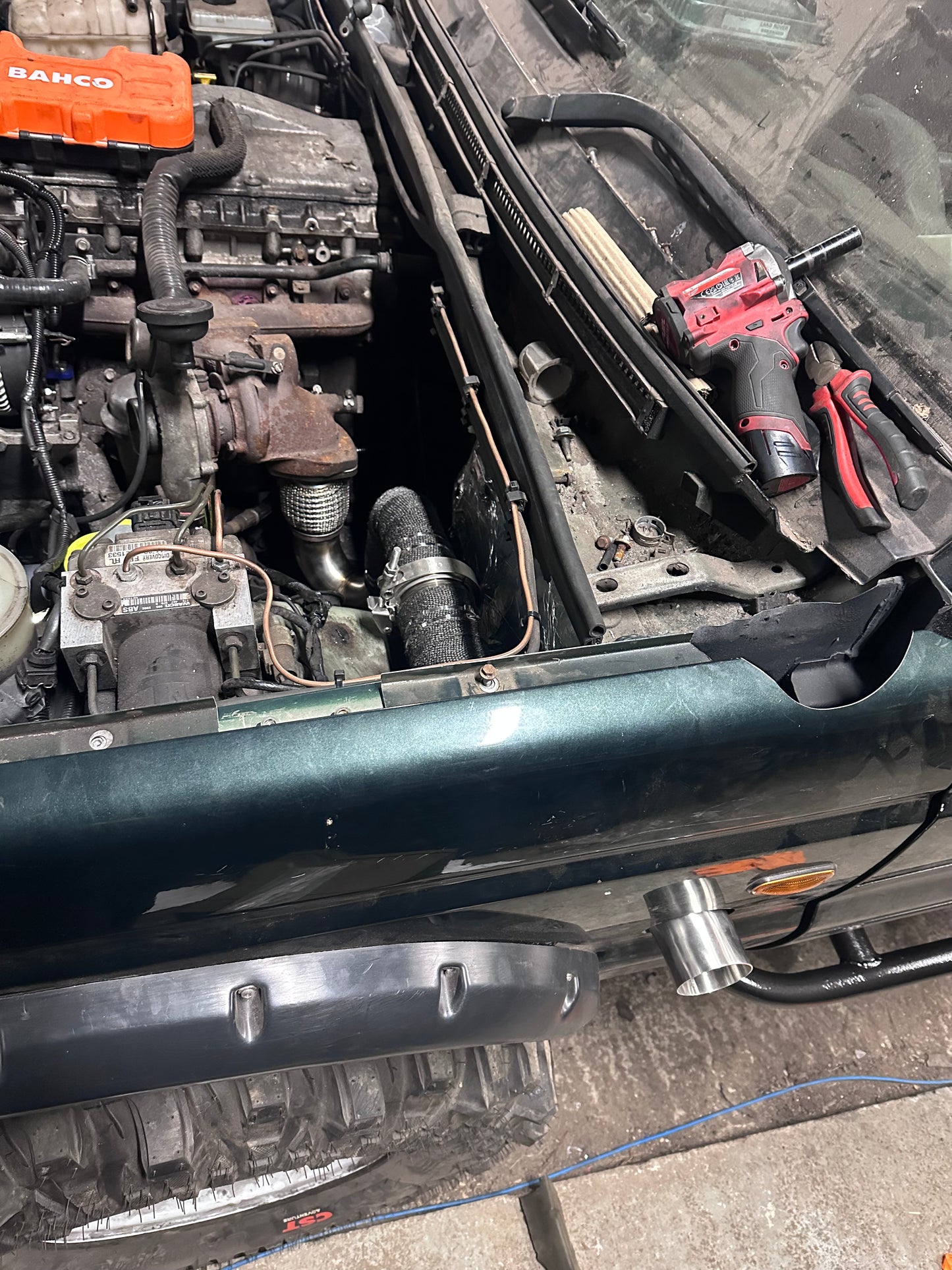 3" Wing exit exhaust "ASBO" discovery 2 TD5