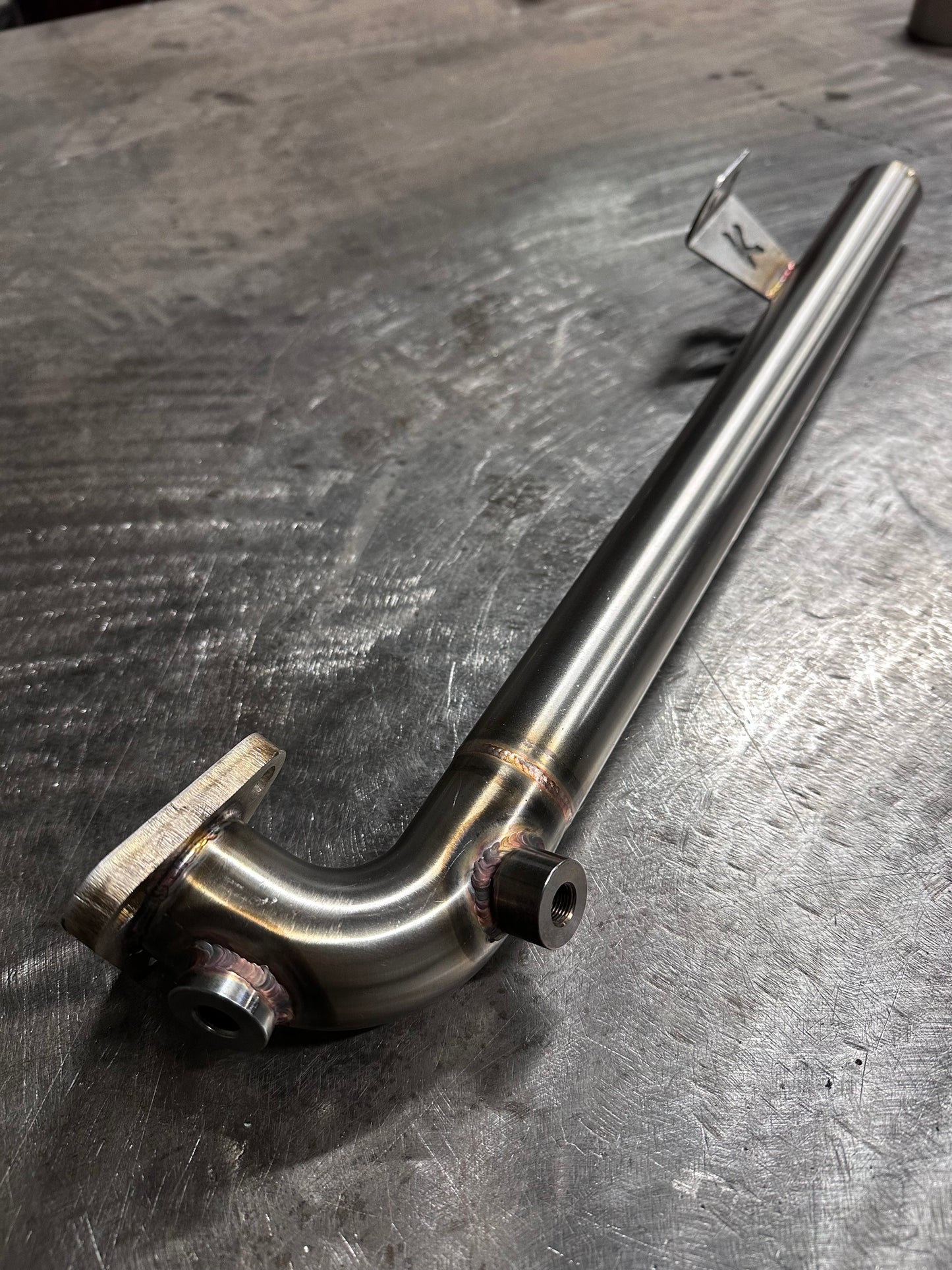 TD5 Stainless coolant pipe
