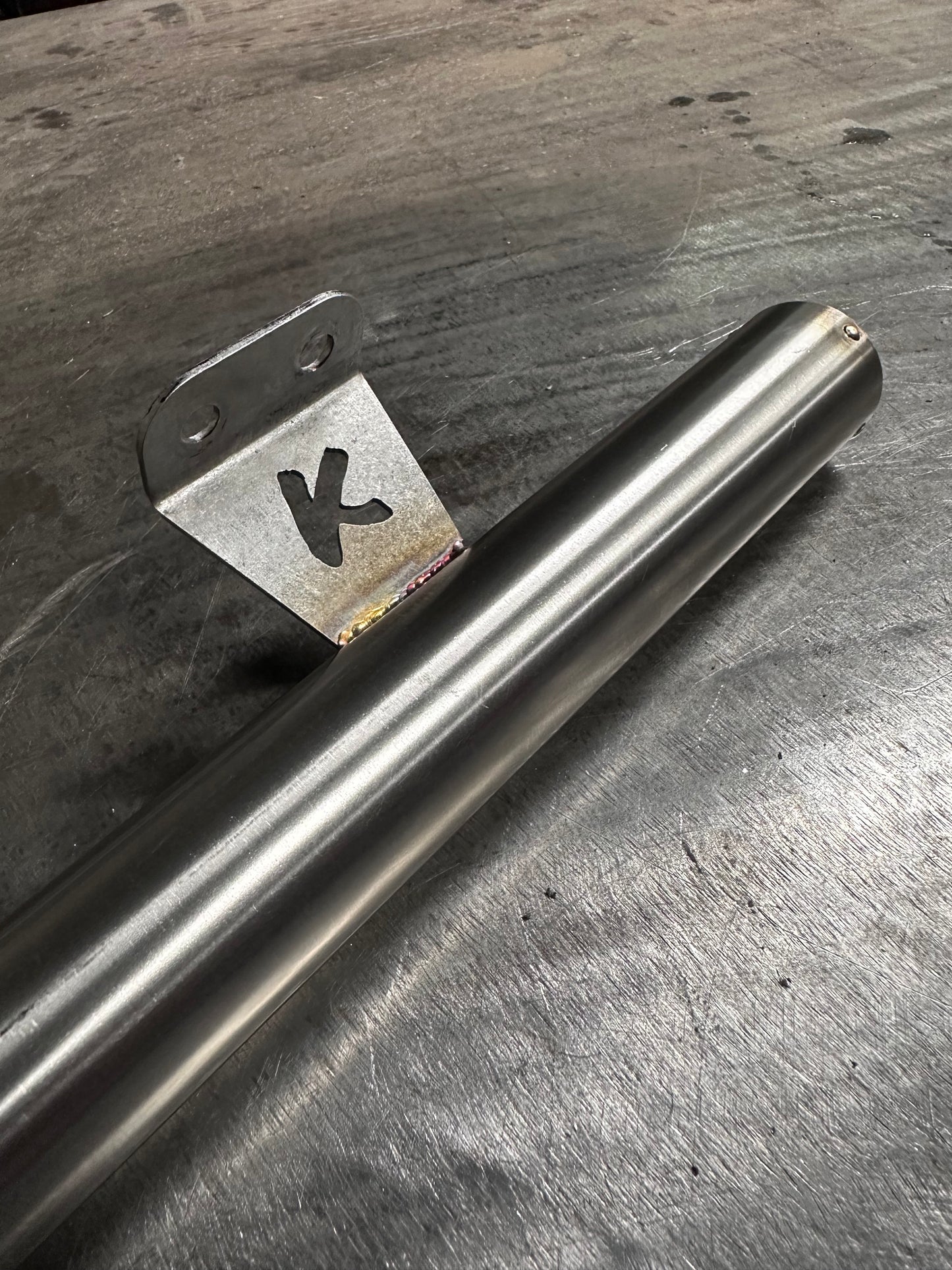 TD5 Stainless coolant pipe